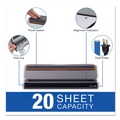  | Swingline A7074520 Optima 20-Sheet Electric Three 9/32 in. Hole Punch - Silver/Black image number 2