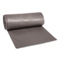 Trash Bags | Boardwalk H6639SGKR01 33 in. x 39 in. 33 gal. 1.1 mil Low-Density Can Liners - Gray (100/Carton) image number 0