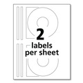 Bulk Savings Pricing 3 | Avery 08962 DVD Film Labels - Matte White (20/Pack) image number 2