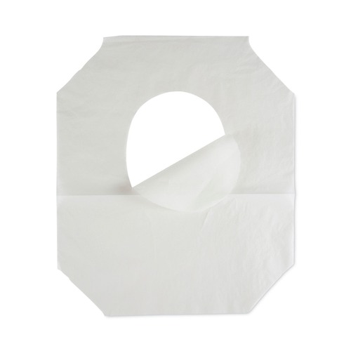 Just Launched | Boardwalk BWK-1000 14.17 in. x 16.73 in. Premium Half-Fold Toilet Seat Covers - White (1000/Carton) image number 0
