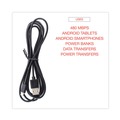Office Electronics & Batteries | Innovera IVR30008 6 ft. USB to Micro USB Cable - Black image number 4