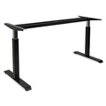  | Alera ALEHTPN1B 59.06 in. x 28.35 in. x 26.18 in. to 39.57 in. AdaptivErgo Sit-Stand Pneumatic Height-Adjustable Table Base - Black image number 1