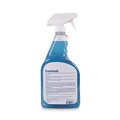Glass Cleaners | Boardwalk BWK47112AEA 32 oz. Spray Bottle Industrial Strength Trigger Glass Cleaner with Ammonia image number 1