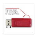 Office Electronics & Batteries | Verbatim 95507 Store 'n' Go 8 GB USB Flash Drive - Red image number 3