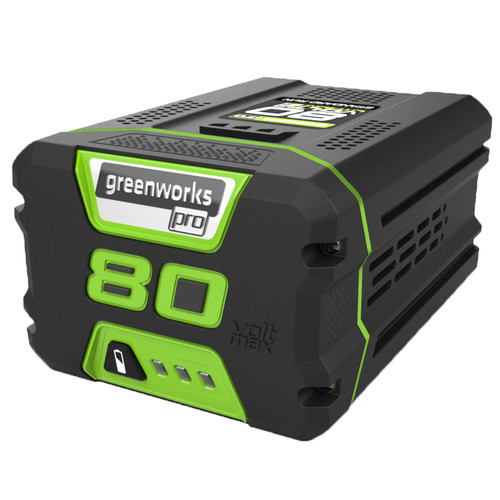Batteries | Greenworks GBA80200 80V 2 Ah Lithium-Ion Battery image number 0