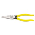 Pliers | Klein Tools D203-8N 8 in. Needle Nose Side Cutter Pliers with Stripping image number 0