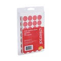 Office Jansan | Universal UNV40103 0.75 in. Diameter Self-Adhesive Removable Color-Coding Labels - Red (28/Sheet, 36 Sheets/Pack) image number 0