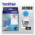 Bulk Savings Pricing 2 | Brother LC20EC INKvestment 1,200 Page-Yield Super High-Yield Ink - Cyan image number 1
