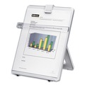 Mothers Day Sale! Save an Extra 10% off your order | Fellowes Mfg Co. 21103 25 Sheet Capacity Plastic Non-Magnetic Desktop Copyholder - Platinum image number 1