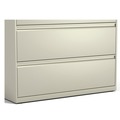  | Alera 25508 42 in. x 18.63 in. x 52.5 in. 4 Legal/Letter Size Lateral File Drawers - Putty image number 3