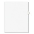 Office Jansan | Avery 01059 11 in.x 8.5 in. 10-Tab Avery Style 59 Preprinted Legal Exhibit Side Tab Index Dividers - White (25/Pack) image number 0