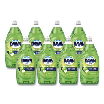 Dawn 38 oz. Bottle Ultra Antibacterial Dishwashing Liquid - Apple Blossom Scent (8/Carton)