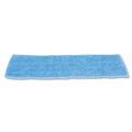 Mops | Rubbermaid Commercial FGQ40900BL00 18 in. Economy Microfiber Wet Mopping Pad - Blue image number 0