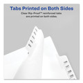 Customer Appreciation Sale - Save up to $60 off | Avery 82216 Preprinted Legal Exhibit Side Tab Index Dividers, Allstate Style, 10-Tab, 18, 11 X 8.5, White, 25/pack image number 1