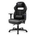 | Alera BT51593GY 15.91 in. to 19.8 in. Seat Height Racing Style Ergonomic Gaming Chair - Black image number 6