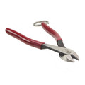 Pliers | Klein Tools D228-8TT 8 in. High-Leverage Diagonal Cutting Pliers with Tether Ring image number 4