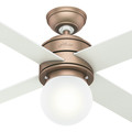 Hunter 50277 44 in. Hepburn Satin Copper Ceiling Fan with Light Kit and Wall Control image number 5