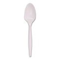 Food Service | Boardwalk BWKSPOONPPMW 5.31 in. Mediumweight Polypropylene Spoon Cutlery - White (1000/Carton) image number 0