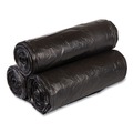 Trash Bags | Inteplast Group VALH3860K22 High-Density 60 Gallon 38 in. x 58 in. Commercial Can Liners - Black (150/Carton) image number 2