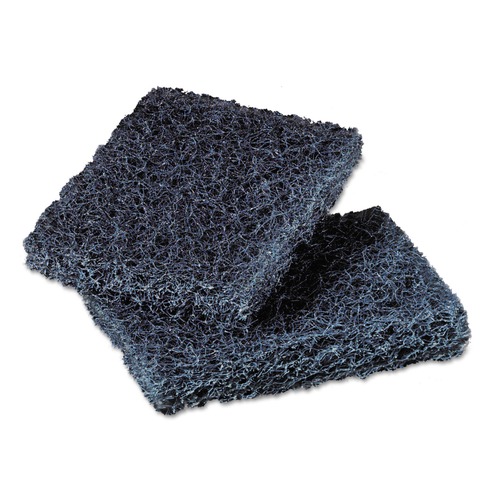 Sponges & Scrubbers | Scotch-Brite PROFESSIONAL 88 Extra Heavy-Duty Pot 'n Pan Handler 88, 3.5 X 5, Dark Blue, 40/carton image number 0