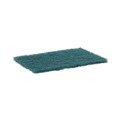 Sponges & Scrubbers | Boardwalk 86LGI 6 in. x 9 in. Heavy-Duty Scour Pad - Green (15/Carton) image number 2