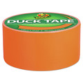 Packing Tapes | Duck 1265019 1.88 in. x 15 yards 3 in. Core Colored Duct Tape - Neon Orange (1-Roll) image number 1