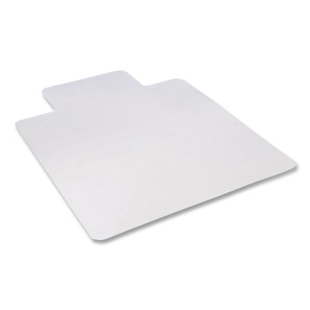 Alera 45 x 53 All Day Use Non-Studded Chair Mat for Hard Floors - Clear