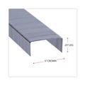 Staples | Universal UNV79000VP 0.25 in. x 0.5 in. Standard Chisel Point Staples - Steel (25000/Pack) image number 4