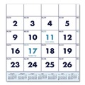 Calendars & Planners | House of Doolittle 3640 14-Month: Dec 2025 to Jan 2027 12.25 in. x 26 in. Vertical Orientation Recycled Three-Month Format Wall Calendar - White Sheets image number 1