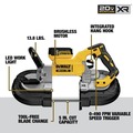 Clearance Center | Dewalt DCS374P2 20V MAX XR Brushless Lithium-Ion 5 in. Cordless Deep Cut Band Saw Kit (5 Ah) image number 4