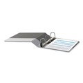 Office Jansan | Universal UNV30731 2 in. Capacity 11 in. x 8.5 in. 3 Rings Deluxe Easy-to-Open D-Ring View Binder - Black image number 1