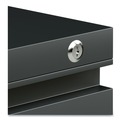 Office Filing Cabinets & Shelves | Alera ALEPBBFCH 14.96 in. x 19.29 in. x 21.65 in. 2-Drawers: Box/File Legal/Letter Left or Right File Pedestal with Full-Length Pull - Charcoal image number 2