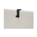 Office Jansan | Safco 4224BL 1.75 in. x 5.25 in. x 4 in. Plastic Coat Hook - Black image number 1