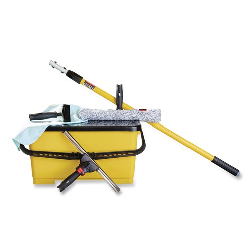 Cleaning Tools | Rubbermaid Commercial 2221951 Glass Cleaning Starter Kit (6-Piece/Kit) image number 0