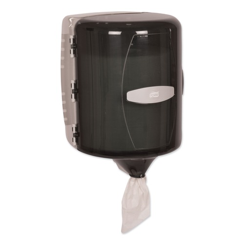 Labor Day Sale! Save $30 off $199! | Tork 93T 10.13 in. x 10 in. x 12.75 in. Centerfeed Hand Towel Dispenser - Smoke (1/Carton) image number 0