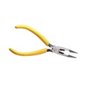 Pliers | Klein Tools VDV026-049 7 in. Connector Crimping Needle Nose Pliers - Yellow image number 1