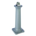 Trash & Waste Bins | Rubbermaid Commercial FG9W3000SSTON GroundsKeeper Tuscan 13 in. x 13 in. x 38.38 in. Receptacle - Sandstone image number 1