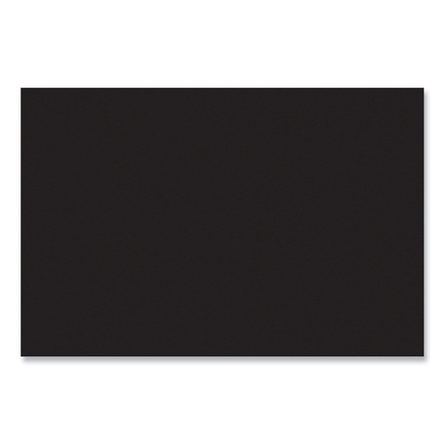  | SunWorks 6323 58 lbs. 24 in. x 36 in. Construction Paper - Black (50/Pack) image number 0