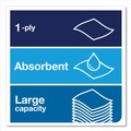 Labor Day Sale! Save $30 off $199! | Tork 290095 Advanced Matic 7.7 in. x 900 ft. Hand Towel Roll - White (6 Rolls/Carton) image number 6