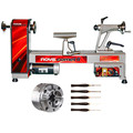 Wood Lathes | NOVA 46302 Comet II Bench Lathe Package with 48232 Chuck and 9033 Turning Tools image number 1