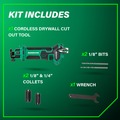 New Year New Savings! Save $25 off $150 | Metabo HPT M18DYAQ4M 18V MultiVolt Lithium-Ion Brushless Cordless Drywall Cut Out Tool (Tool Only) image number 1
