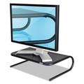 Office Jansan | Allsop 30336 19 in. x 12.5 in. x 5.25 in. Metal Art Monitor Stand Supports 30 lbs. - Black image number 2