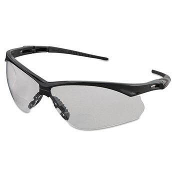 Ansell V60 Nemesis Rx Plus 2.5 Diopter Reader Safety Glasses - Black Frame/Clear Lens