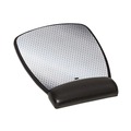 Office Jansan | 3M MW309LE 8.6 in. x 6.75 in. Antimicrobial Gel Compact Mouse Pad with Wrist Rest - Black image number 0