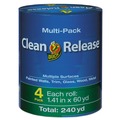 Tapes | Duck 240460 Clean Release 1.41 in. x 60 yards 3 in. Core Painter's Tape - Blue (4/Pack) image number 0
