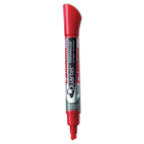 Office Jansan | Quartet 5001-4MA Broad Chisel Tip EnduraGlide Dry Erase Marker - Red (1 Dozen) image number 0