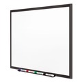  | Quartet 2544B Classic Series 48 in. x 36 in. Porcelain Magnetic Dry Erase Board - White Surface/Black Aluminum Frame image number 2