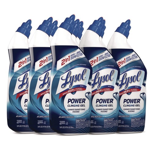 Cleaning & Janitorial Supplies | LYSOL Brand 19200-98012 24 oz Disinfectant Toilet Bowl Cleaner - Atlantic Fresh (9/Carton) image number 0