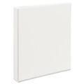 Office Jansan | Avery 05304 3 Slant Rings 1 in. Capacity 11 in. x 8.5 in. Heavy-Duty Non Stick View Binder with DuraHinge - White image number 0