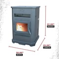 Pellet Stoves | Cleveland Iron Works F500205 49,000 BTU Large Pellet Stove image number 4